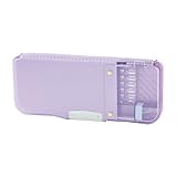 ソニック 筆箱 えんぴつチェックα うかサポ 両面筆入 ロック付 バイオレット FD-2529-V