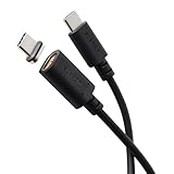 エレコム USB Type C ケーブル マグネット 脱着 2m 60W USB PD対応 [ショート・発火を防ぐブレーカー搭載] 【磁石で簡単に脱着できる】 ピタッとマグネット ブラック MPA-CCECMA20BK