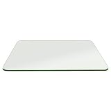 Fabガラスとミラー36 x 72rect6thflte-t長方形ガラス、1 / 4インチ厚フラットエッジ強化easedコーナー、36 " L x 72 " W