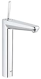 グローエ(GROHE) EURODISC JOY ユーロディスク ジョイ シングルレバー洗面混合栓(据置洗面器用・引棒なし) クローム XLサイズ 2342800J + 水栓クロス(グローエジャパン公