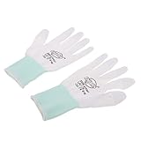 Dolity 作業用保護手袋　滑り止め用手袋　通気性　製造　小物　自動車組立品　22.5cm　良い触感　高品質　PU樹脂　使用便利