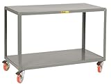 Little Giant IP-3048-2-TL Steel Mobile Tables with Total Lock Casters 1000 Capacity 48 Length x 30 W