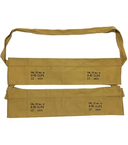Amazon.co.jp: US M1923 M1 ガーランドカートリッジベルト カーキ