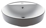 EAGO ba141 18 – 1 / 2 "ラウンドセラミックバスルームシンク上シンクマウント、 BA141 1