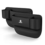 クラウン シート隙間収納 シートサイドポケット 車 サイド収納ボックス 220系 210系 200系 180系 170系 ドリンクホルダー 車内 収納ケース 小物入れ付き 小物収納（運転席用と助手席用/2個，ブラック）