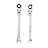 Fenteer 6mm＋8mm　レンチ　ラチェット　組み合わせ　高品質　作業　　修理ツール　幅広い　