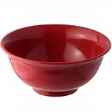 ナガオ 割れない食器 ライト ごはん どんぶり 15.7cm 700ml レッド 食洗機 電子レンジ 使用可 日本製 1715R