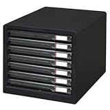 （まとめ） アイリスオーヤマ レターケース A4 スリム7段 L-7SRダークグレー 1台 〔×2セット〕