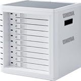 サンワサプライ iPad・タブレット収納個別鍵付きキャビネット 10台収納 CAI-CAB31W