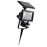 F Fityle ソーラー LED ライト アウトドア スポットライト 　IP44防水 30 LED　長持ち　実用　高品質
