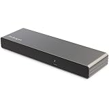 StarTech.com ドッキングステーション Thunderbolt 3 4K60Hz 2画面 85W PD 2ポートUSBハブ GbE TB3DK2DHV