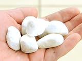 白玉砂利　８分サイズ　２０ｋｇ　白い玉砂利