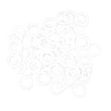 Fenteer 50個入り　シールリング　Oリング　ホースガスケット　PTFEワッシャー　-180℃-250℃適用温度　全2サイズ - 3/4インチ