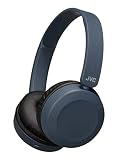 JVCケンウッド JVC HA-S48BT-A ワイヤレスヘッドホン Bluetooth対応/連続17時間再生/バスブースト機能搭載/ハンズフリー通話用マイク内蔵/フラット折りたたみ式/ブルー HA-S48BT-A