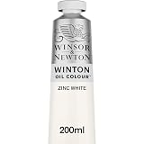 Winsor & Newton ウィンザー&ニュートン 油絵具 ウィンザー&ニュートン ウィントン オイルカラー ジンクホワイト 748 200ml