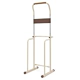 MRG ぶら下がり健康器 懸垂マシン [ 耐荷重150kg ] ストレッチ マルチ トレーニング マシン (ブラウン)