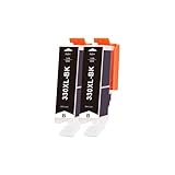 キャノン用330インク BCI-330BK互換インク BCI-330XLBK互換インクカートリッジ ブラック 2本セット 大容量 ICチップ付き 残量表示可能 個包装 対応機種:PIXUS TS8530 TS8630