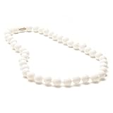 Chewbeads Jane Necklace - Teething Jewelry - 15 Inch Length - Simply White [並行輸入品]