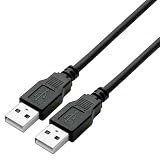 TARO'S USB2.0ケーブル USB(A)オス - USB(A)オス タイプ ブラック 5m CBUSB-AA-5MB エコ簡易パッケージ