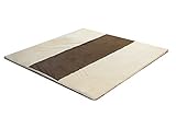 Cover for Snug Square and Baby Bello Play Mat (Cream-Espresso) by Baby Mushroom