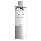 Golden Acrylic Fluid 473ml (16oz) 2380 チタニウム ホワイト 13116380