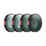 Freewell 明るい日フィルターキット Insta360 GO Ultra – ND8/PL, ND16/PL, ND32/PL & ND64/PL フィルター用 明るい条件下での偏光とライトコントロール用