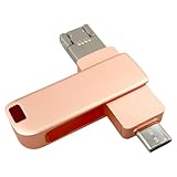 USBメモリ 4in1 128GB フラッシュメモリ USB3.0 高速転送 typeC iPhone Android スマホ バックアップ 外付けメモリ 小型 国内サポート (128GB(Pink))
