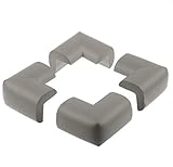 ALDORADO 4 Pcs Set Soft Baby Safe Corner Protector Gray [並行輸入品]