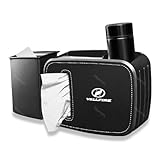 ヴェルファイア(VELLFIRE) 車用後部座席用多機能収納ボックス ティッシュケース ドリンクホルダー ヴェルファイア 20系 30系 40系 全シリーズ対応 収納ケース 後部座席用収納袋 車載用 シートバックポケット ティッシュホルダー 楽々収納 車内収納 防汚, 携帯電話収納 小物収納 耐摩耗性 多機能収納 省スペース(ブラック)