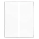 日本製 壁面収納 扉付き 書棚 収納 本棚 キャビネット 収納家具 壁面 〔幅60cm 上置き棚〕 ホワイト