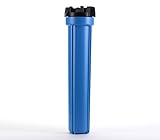 Hydronix hx-hf5 – 20blbk34水フィルタ20 " RO、家全体、hydroponics-3 / 4 "ポート、ブルーボディ、ブルー/ブラック