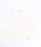【KIDS】タック天竺切替長袖TEE110cm WHT