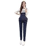 Cozy Maker（C&M）サロペット 妊婦服 マタニティ パンツ レディース ボトムス オールインワン オーバーオール 体型カバー ロング丈 大きいサイズ 無地 ゆったり デニムパンツ 産前産後対