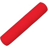 MOGU 体位変換に使いやすい筒型クッションロング(本体) 赤 約幅18cm×長88cm