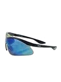 Precision Safety PY70BLBM Power Spec Eyewear, Blue Frame, Blue Mirrored Lens [並行輸入品]