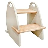 YouTen 段階数UP ステップ台 木製 踏ん張り台 子ども 3way ステップ 洋式 こども 男の子 女の子 赤ちゃん 安全 トイレ踏み台 ワイド おしゃれ トイレ トレーニング グレージュ Ailes 北欧 ふみ台 (C.３段踏み台（ホワイト）)