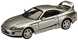 HJ64 1/64 トヨタ スープラ RZ (JZA80) 純正オプション装着車 アクティブスポイラーパーツ付き シルバーメタリックグラファイト 完成品