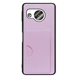 LOOF SKIN SLIM-SLOT AQUOS sense8 SH-54D / SHG11 / SH-M26 用 ケース カバー カードポケット カード収納 カード 背面 スマホケース スマホカバー 背面カード収納 [ライラック]