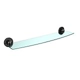 Allied Brass 1033/24-ORB 24' Beveled 1/4' Glass Shelf Oil Rubbed Bronze [並行輸入品]