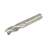 uxcell　切削直径10mm　3フルート　HSS AL　エンドミル　ミーリングカッター