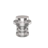 Allied Brass F-1-SCH Decorative Cabinet Knob, Satin Chrome [並行輸入品]