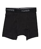 [ヘインズ] ボクサーパンツ キッズ 抗菌 除菌 清潔 防臭効果 綿100% 前開き ボクサーブリーフ HB6EH201 ボーイズ ブラック 140