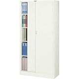 スチール戸引違書庫880×400×1790 N603D (ネオグレー)