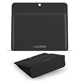 [LaLUCA GOODS] サニタリーボックス 使い捨て サニタリーバッグ 紙 トイレ ゴミ箱 チャック付き袋 強力防臭 臭わない とじっぷ ブラック Lサイズ 15枚セット
