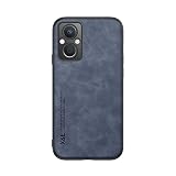Kepuch Silklike ケース 対応 Oppo Reno 7Z/7 Lite/A96 5G(China)/F21 Pro/OnePlus Nord N20 カバー ビルトインメタルプレート対応 Oppo Reno 7Z/7 Lite/A96 5G(China)/F21 Pro/OnePlus Nord N20 - 青