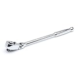 Crescent CRW10 3/8" Drive Flex Head Ratchet with Polished Handle [並行輸入品]