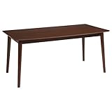 ダイニングテーブル リビングテーブル 【幅150cm】 木製 ウォールナット材突板 『フィナンシェ』