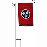 12X18 12X18 State Of Tennessee Sleeved Garden Stand Flag [並行輸入品]
