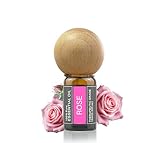 Cywinfow ローズ精油 アロマオイル 100％天然植物由来 ローズエッセンシャルオイル 10ml (ディフューザーセット)