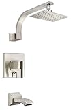 Danze D510044BNT Sirius Single Handle Tub and Shower Trim Kit, Brushed Nickel [並行輸入品]